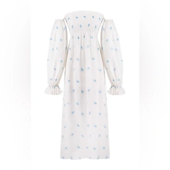 Sleeper ATLANTA LINEN DRESS IN LINUM - TikTok famous- sold out online - Picture 9 of 10